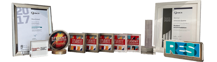 UQ Student Accommodation Awards Display
